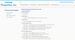 Desktop Screenshot of lormarproperties.com